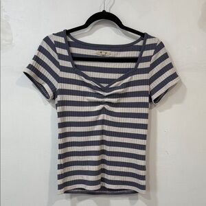 Madewell Short Sleeve Striped Shirt (MD)